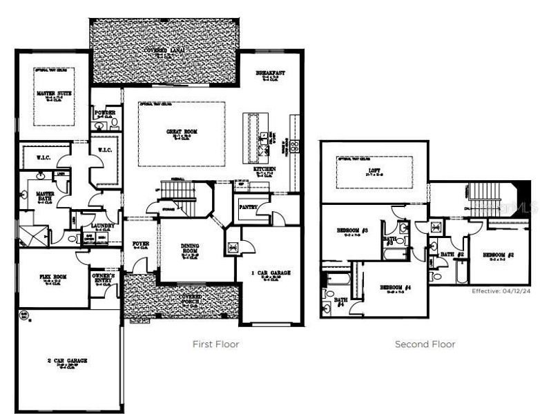 2D floor plan layout of this home in , Ocala, FL (Image 3).