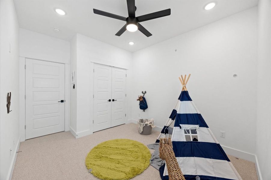 Picture a pair of cozy secondary bedrooms, each designed with comfort and functionality in mind. They’re connected by a stylish Jack and Jill bathroom, offering shared access while maintaining privacy. The bedrooms feature generous windows that invite natural light, creating a warm and inviting atmosphere. Picture a pair of cozy secondary bedrooms, each designed with comfort and functionality in mind. They’re connected by a stylish Jack and Jill bathroom, offering shared access while maintaining privacy. The bedrooms feature generous windows that invite natural light, creating a warm and inviting atmosphere.