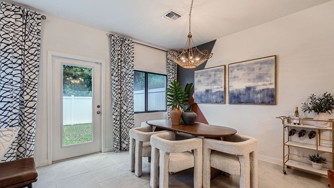 Representative furnished interior of a home built from the Topaz by D.R. Horton in Ashwood Cove, Lake Worth (Image 10).
