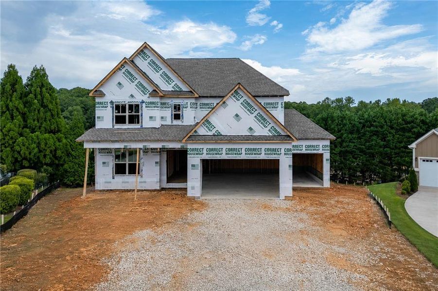 In-progress construction of a new home in , Jefferson, GA (Image 2). In-progress construction of a new home in , Jefferson, GA (Image 2).