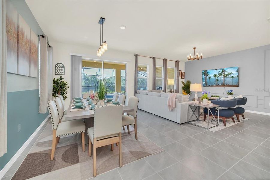 Furnished interior view inside a new home in , Davenport (Image 28). Furnished interior view inside a new home in , Davenport (Image 28).