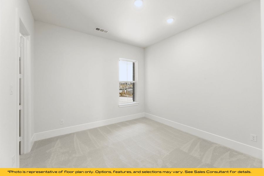 Representative unfurnished interior of a home built from the St Lucia by Stonefield Homes in Heath Golf and Yacht: Elegante' Series, Heath (Image 23). Representative unfurnished interior of a home built from the St Lucia by Stonefield Homes in Heath Golf and Yacht: Elegante' Series, Heath (Image 23).