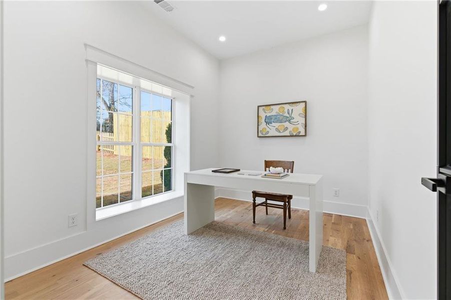 Furnished interior view inside a new home in , Marietta (Image 32).