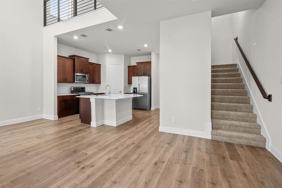 Furnished interior view inside a new home in Mustang Square, Plano (Image 11).