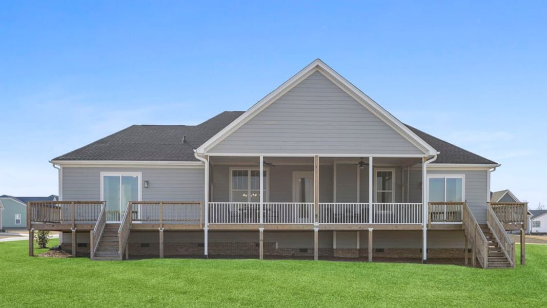 Representative exterior details of a home built from the Pennington by D.R. Horton in Shadowood, Seneca (Image 3).