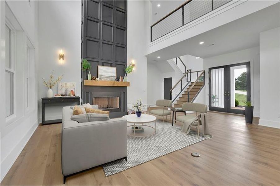 Furnished interior view inside a new home in , Canton (Image 16).