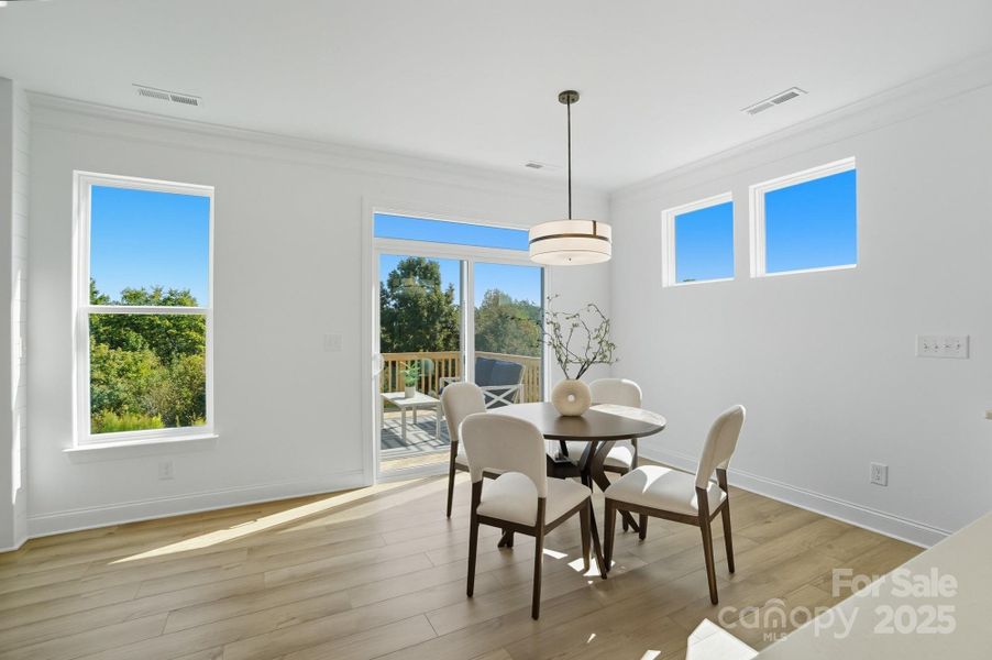 Furnished interior view inside a new home in Summerlin, Mooresville (Image 11). Furnished interior view inside a new home in Summerlin, Mooresville (Image 11).