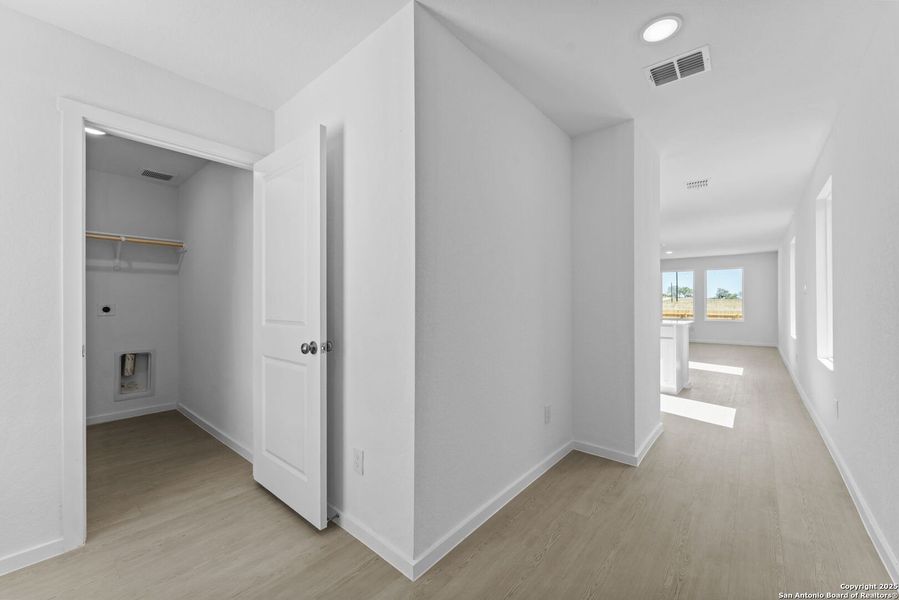 Spacious, unfurnished interior of a new home in Randolph Crossing: Cottage Collection, Converse (Image 10). Spacious, unfurnished interior of a new home in Randolph Crossing: Cottage Collection, Converse (Image 10).