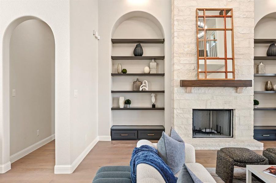 Furnished interior view inside a new home in , Pelican Bay (Image 9).