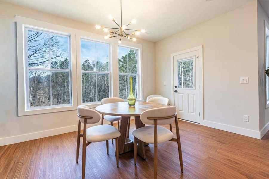 Furnished interior view inside a new home in , Dallas (Image 10).