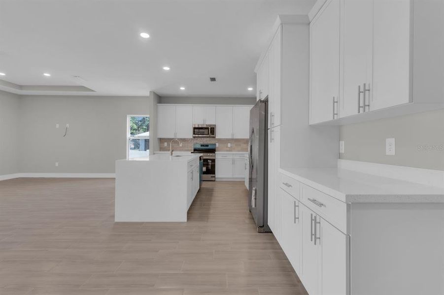 Furnished interior view inside a new home in , Palm Bay (Image 5). Furnished interior view inside a new home in , Palm Bay (Image 5).