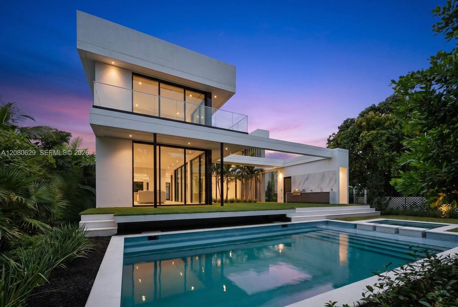 Exterior details and patio area of a home in , Miami Beach (Image 29).