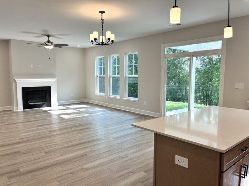 Furnished interior view inside a new home in Holly Ridge, Greenville (Image 5). Furnished interior view inside a new home in Holly Ridge, Greenville (Image 5).