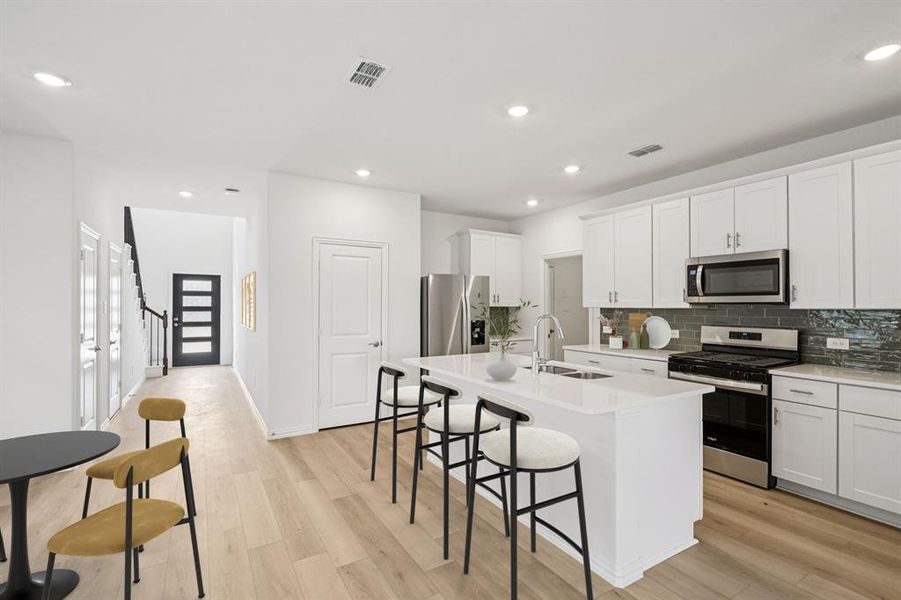 Photo is not of the actual home, but is an inspirational photo of builder’s model home and may depict options, furnishings, and/or decorator features that are not included.