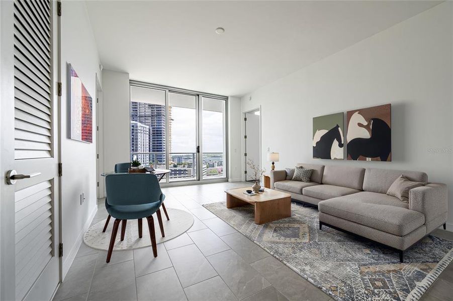 Furnished interior view inside a new home in , St. Petersburg (Image 15). Furnished interior view inside a new home in , St. Petersburg (Image 15).