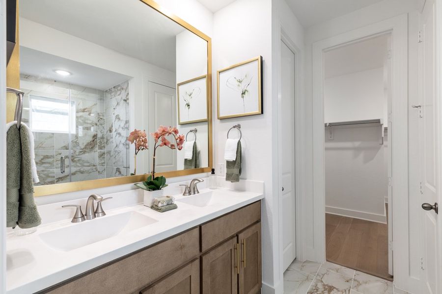 Representative Primary Bathroom - some options shown