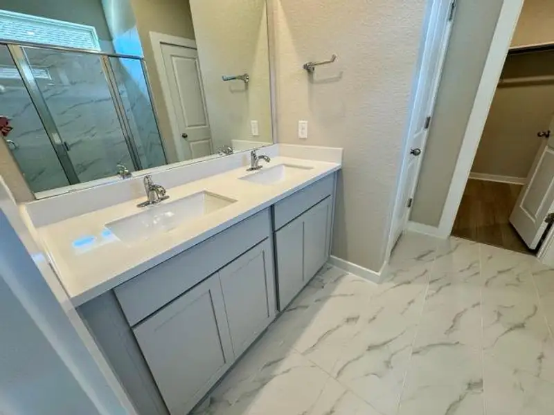Dual vanities in Primary Bath