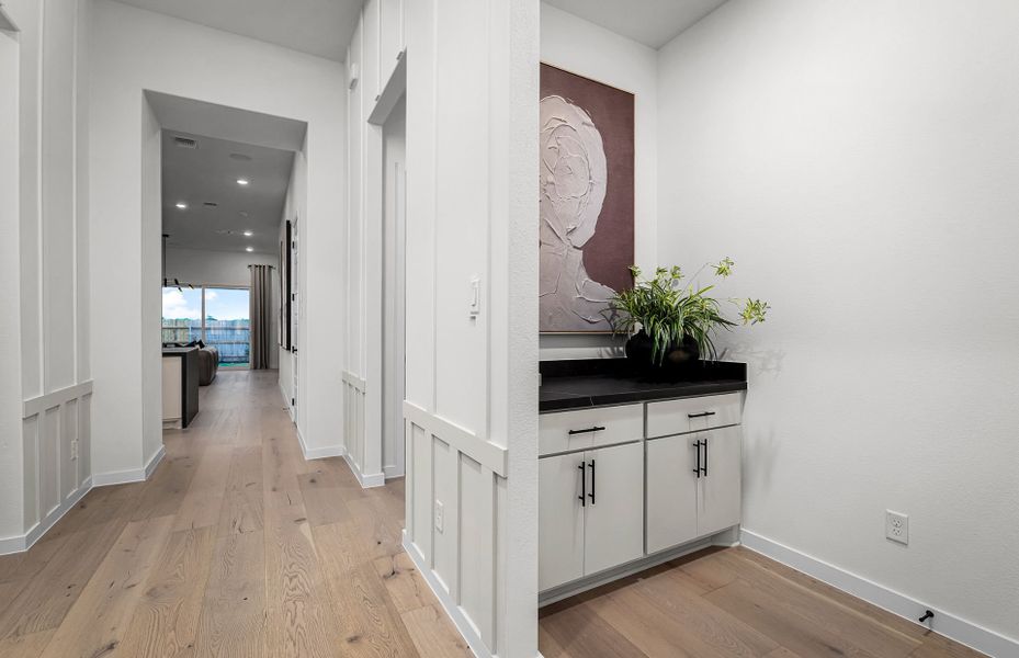 Representative furnished interior of a home built from the Doucette by Pulte Homes in Kuempel Farms, Pflugerville (Image 6).