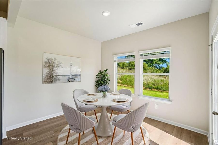 Furnished interior view inside a new home in Hawthorne Station, College Park (Image 6).