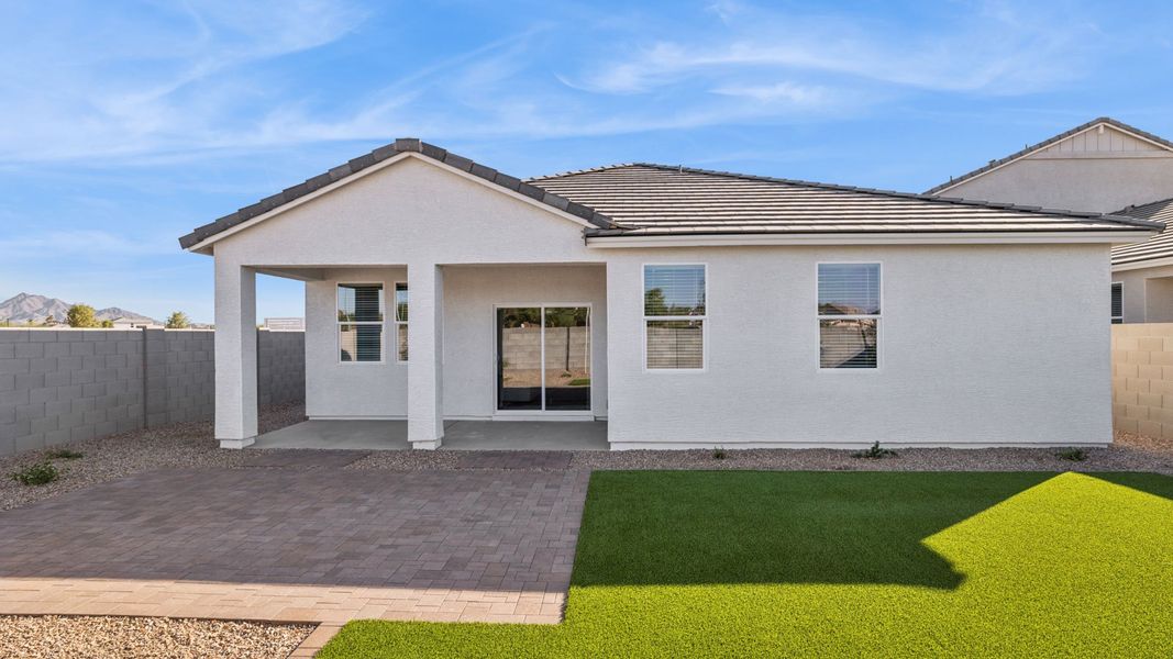 Exterior details and patio area of a home in Del Rio Ranch, Avondale (Image 25). Exterior details and patio area of a home in Del Rio Ranch, Avondale (Image 25).