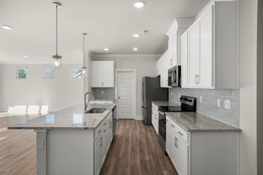 Representative furnished interior of a home built from the Allegheny by Mattamy Homes in McAlister Creek, Clayton (Image 6).