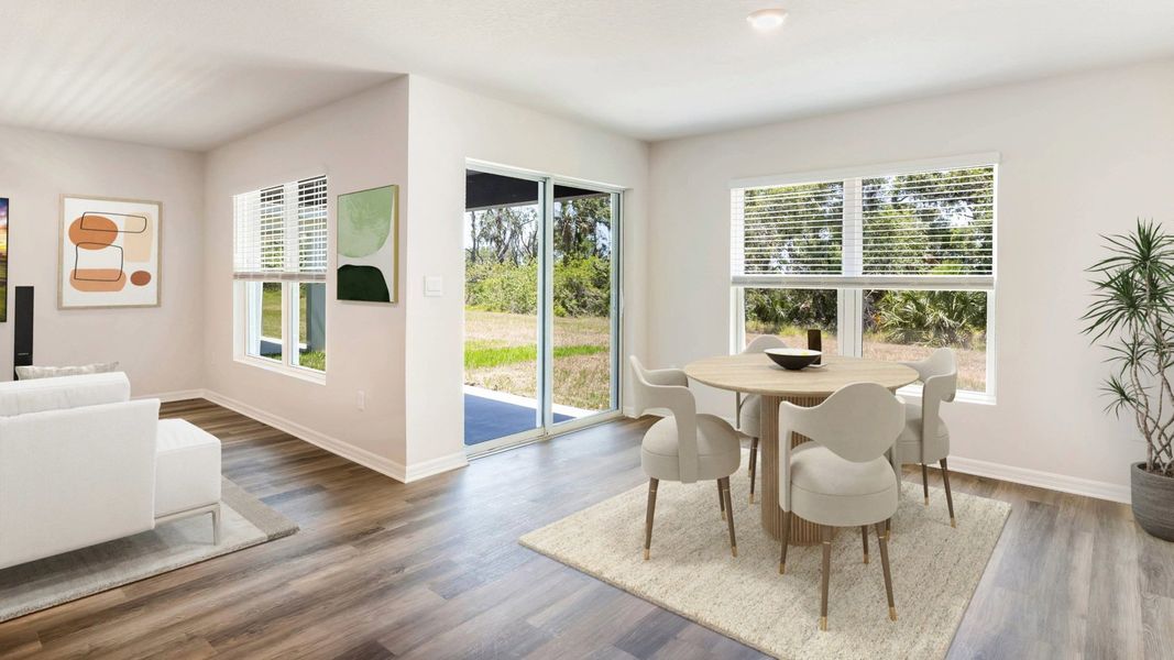 Furnished interior view inside a new home in Star Farms at Lakewood Ranch, Bradenton (Image 7).
