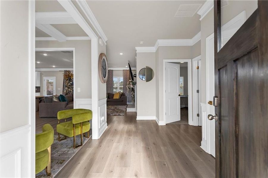 Furnished interior view inside a new home in Enclave at Brookside Crossing, Auburn (Image 11).