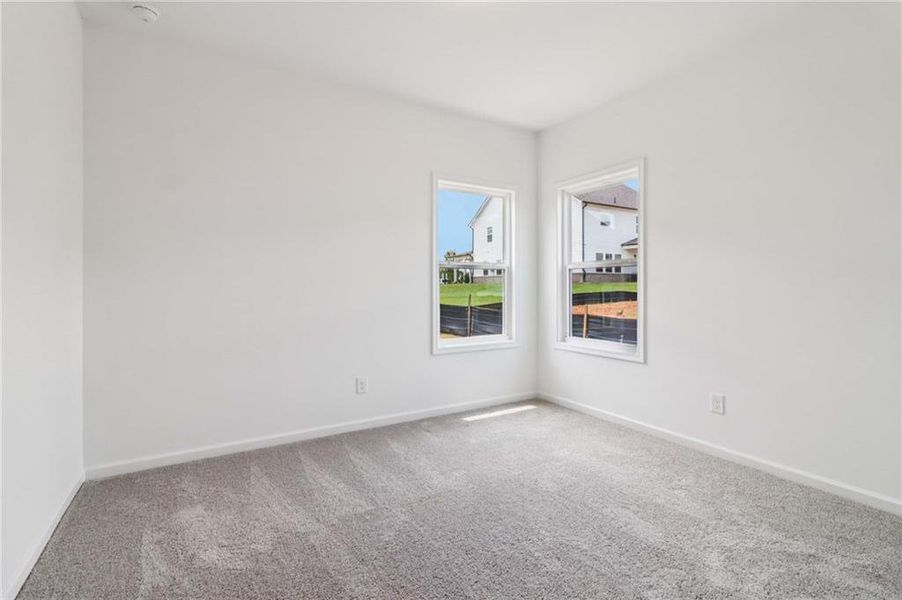 Spacious, unfurnished interior of a new home in Eastlyn Crossing, Flowery Branch (Image 22). Spacious, unfurnished interior of a new home in Eastlyn Crossing, Flowery Branch (Image 22).