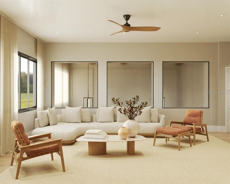 Furnished interior view inside a new home in , Montverde (Image 23). Furnished interior view inside a new home in , Montverde (Image 23).