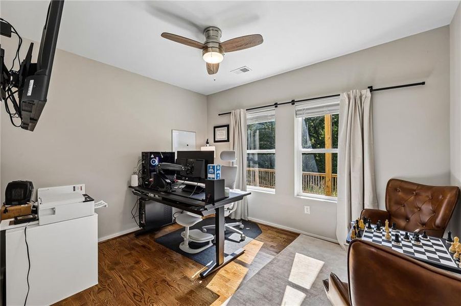 Furnished interior view inside a new home in , Flowery Branch (Image 32).