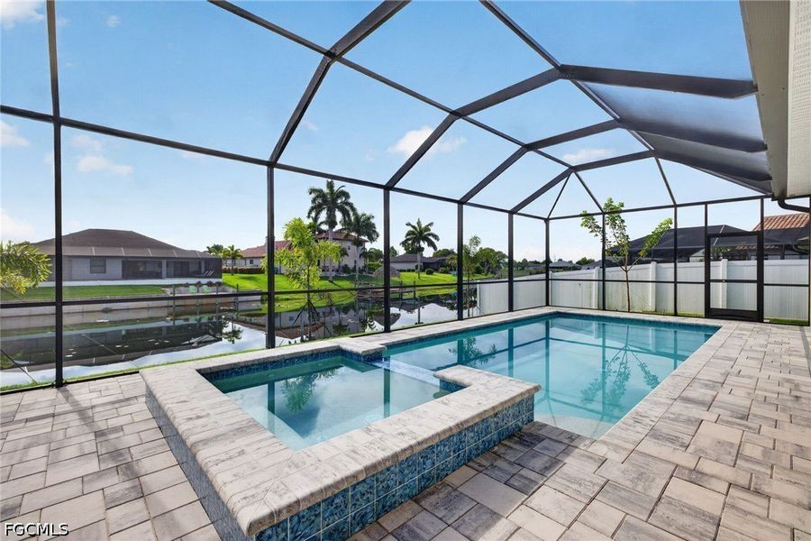 Exterior details and patio area of a home in Cape Coral, Cape Coral (Image 24). Exterior details and patio area of a home in Cape Coral, Cape Coral (Image 24).