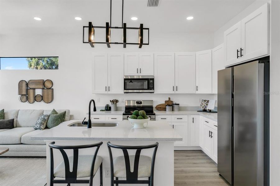 Furnished interior view inside a new home in , Tampa (Image 6).