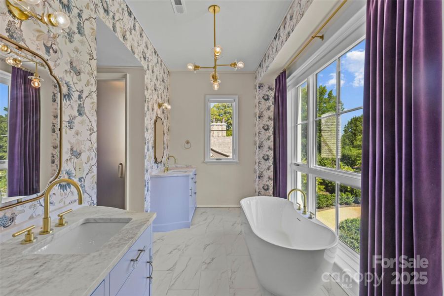 Furnished interior view inside a new home in , Charlotte (Image 16).