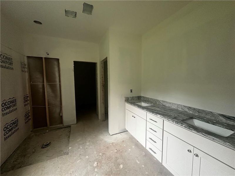 In-progress construction of a new home in , Monticello, GA (Image 18).