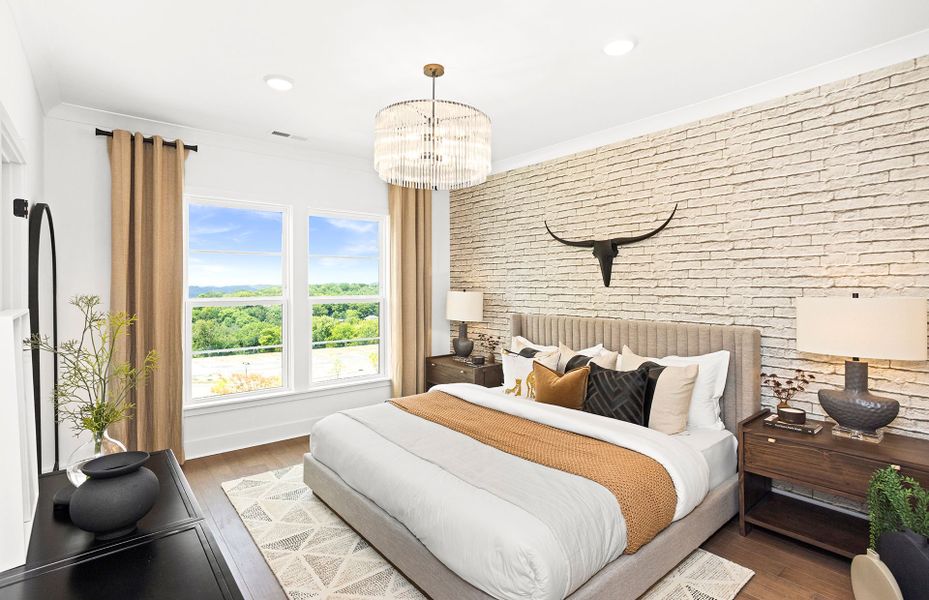 Furnished interior view inside a new home in Skyline, Nashville (Image 33).