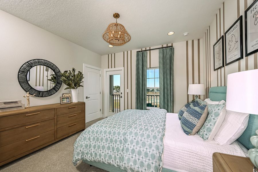 Representative furnished interior of a home built from the Granada II by Homes by WestBay in Oakfield, Parrish (Image 11).