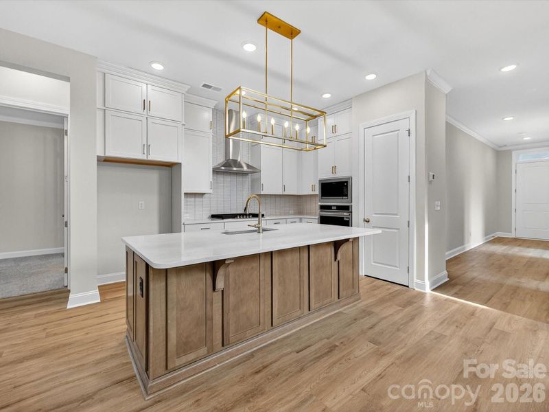 Furnished interior view inside a new home in North Creek Village, Huntersville (Image 7).