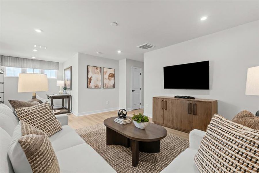 Representative furnished interior of a home built from the Silverleaf on the Waterway by Ryan Homes in Grande Dunes North Village, Longs (Image 24). Representative furnished interior of a home built from the Silverleaf on the Waterway by Ryan Homes in Grande Dunes North Village, Longs (Image 24).