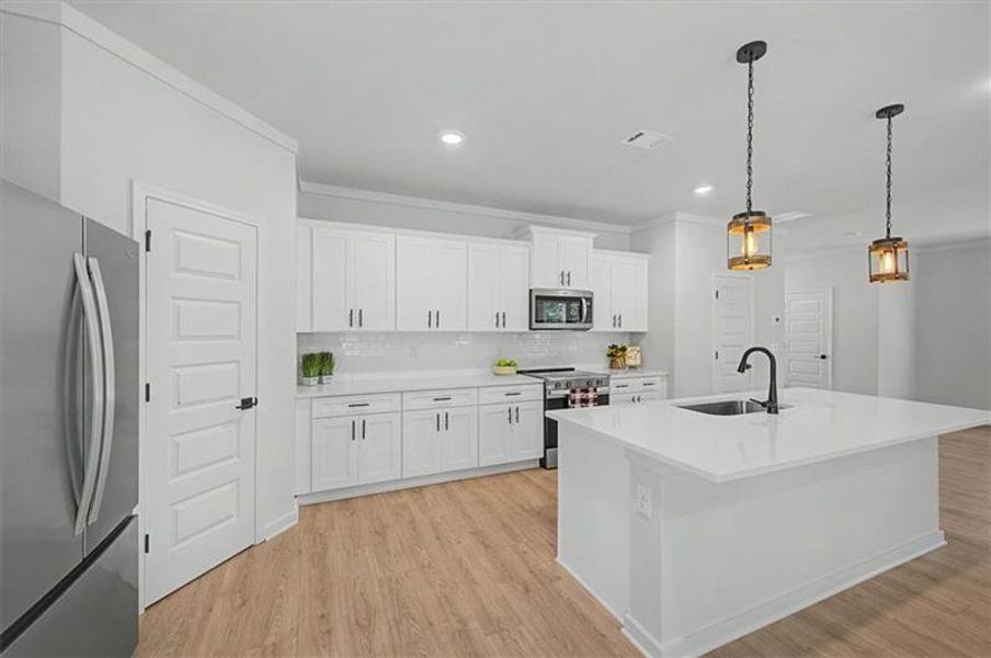 Furnished interior view inside a new home in , Canton (Image 9). Furnished interior view inside a new home in , Canton (Image 9).