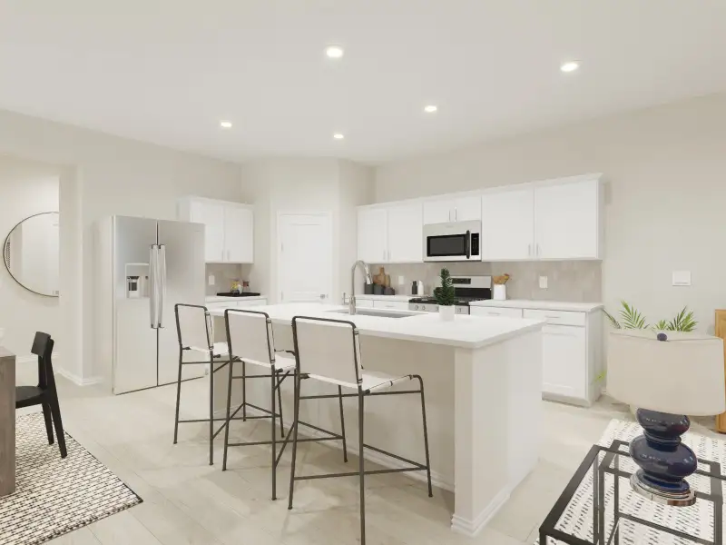 Furnished interior view inside a new home in Oak Ridge Park, Corinth (Image 3). Furnished interior view inside a new home in Oak Ridge Park, Corinth (Image 3).