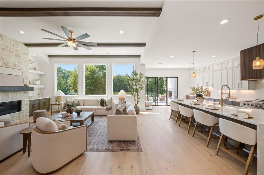 Furnished interior view inside a new home in , Lawrenceville (Image 58).