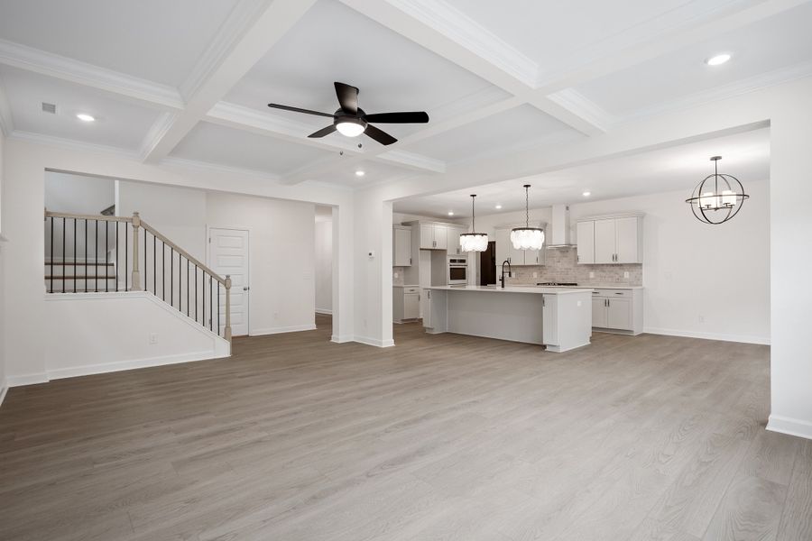 Spacious, unfurnished interior of a new home in Georgias Landing, Raleigh (Image 20).