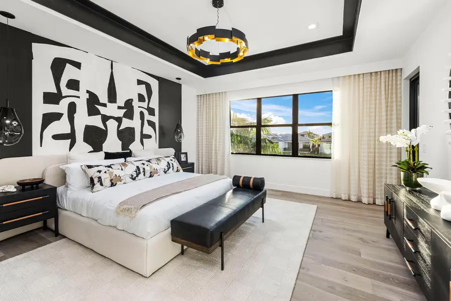 Representative furnished interior of a home built from the Maldives by GL Homes in Lotus Edge, Boca Raton (Image 12).