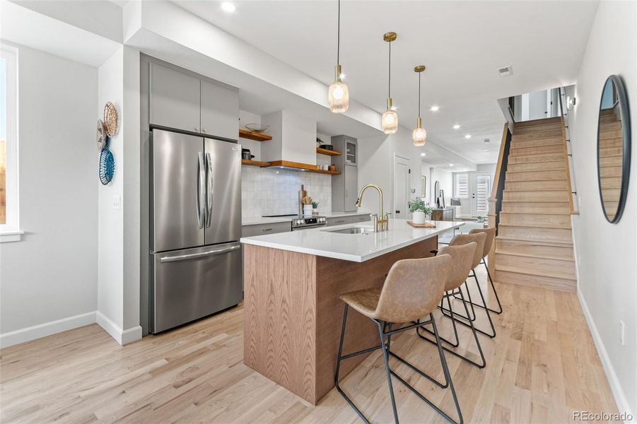 Furnished interior view inside a new home in , Denver (Image 10).