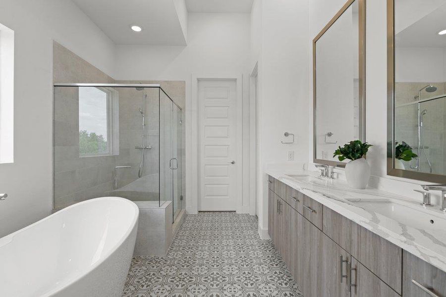 Furnished interior view inside a new home in Agave, Austin (Image 34).