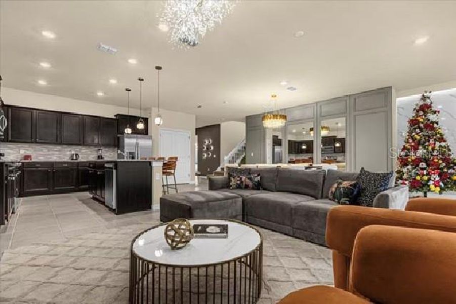 Furnished interior view inside a new home in , Davenport (Image 21).