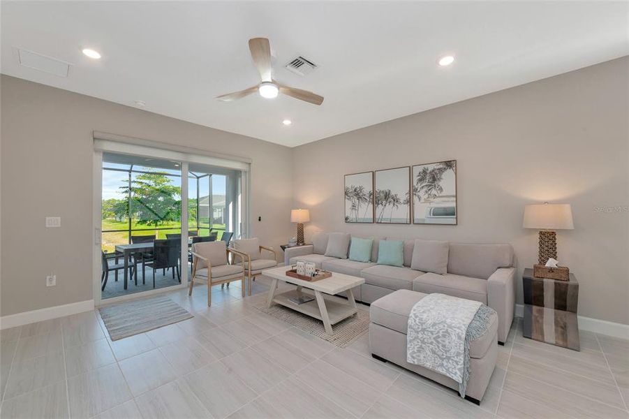 Furnished interior view inside a new home in , Englewood (Image 11).