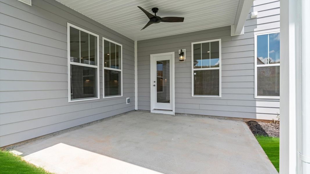 Front exterior of a new home in Wells Crossing, Seneca, SC, highlighting curb appeal (Image 18).