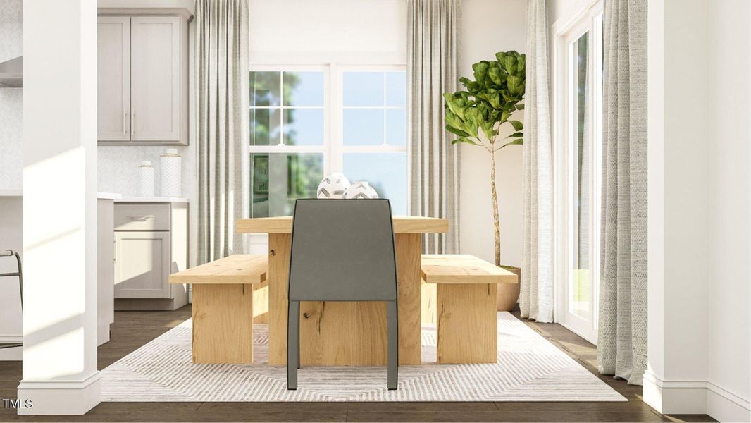 Tryon Kitchen breakfast nook