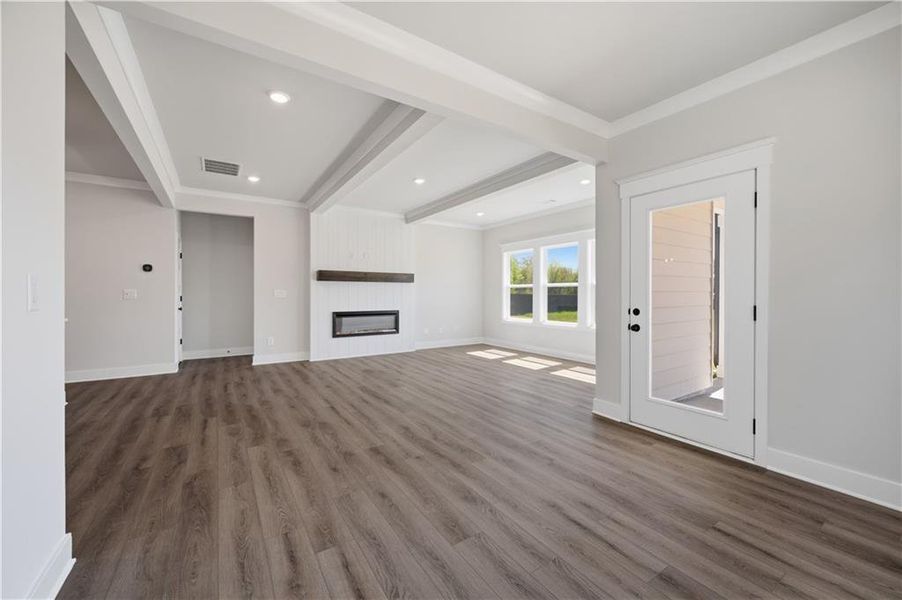 Spacious, unfurnished interior of a new home in Garland Meadows, Cartersville (Image 36).